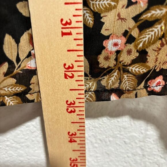 Nasty Gal Mini Dress Multicolor 8 Nothin Bud Love Fitted Plung Floral Print - Picture 12 of 14